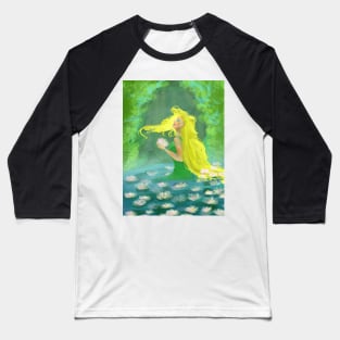 Lillies in the water | Artprint Baseball T-Shirt